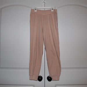 Pink jogger sweatpants